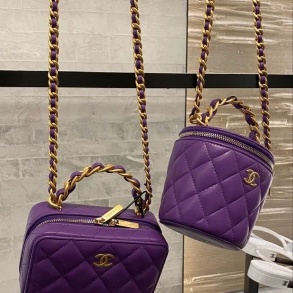 Christian Louboutin Purple Spiked Heels - Picture 10 of 17